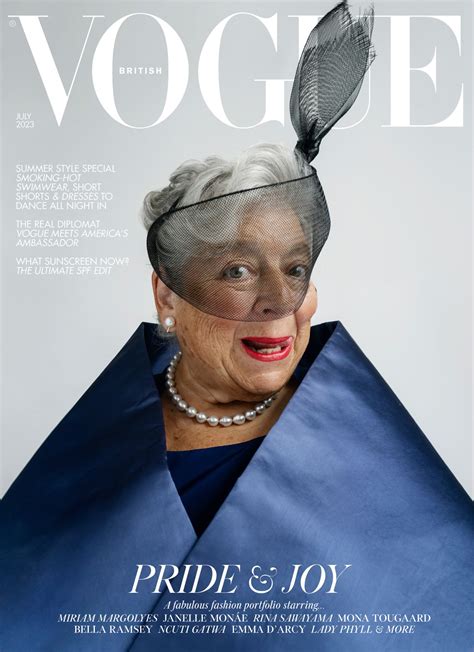 Miriam Margolyes poses nude for British Vogue 